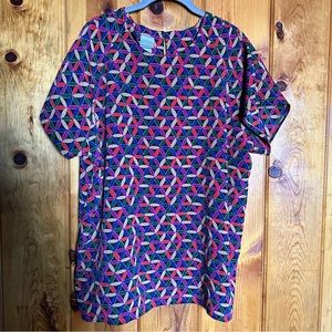 Vintage Fashion Attitudes Abstract Blouse